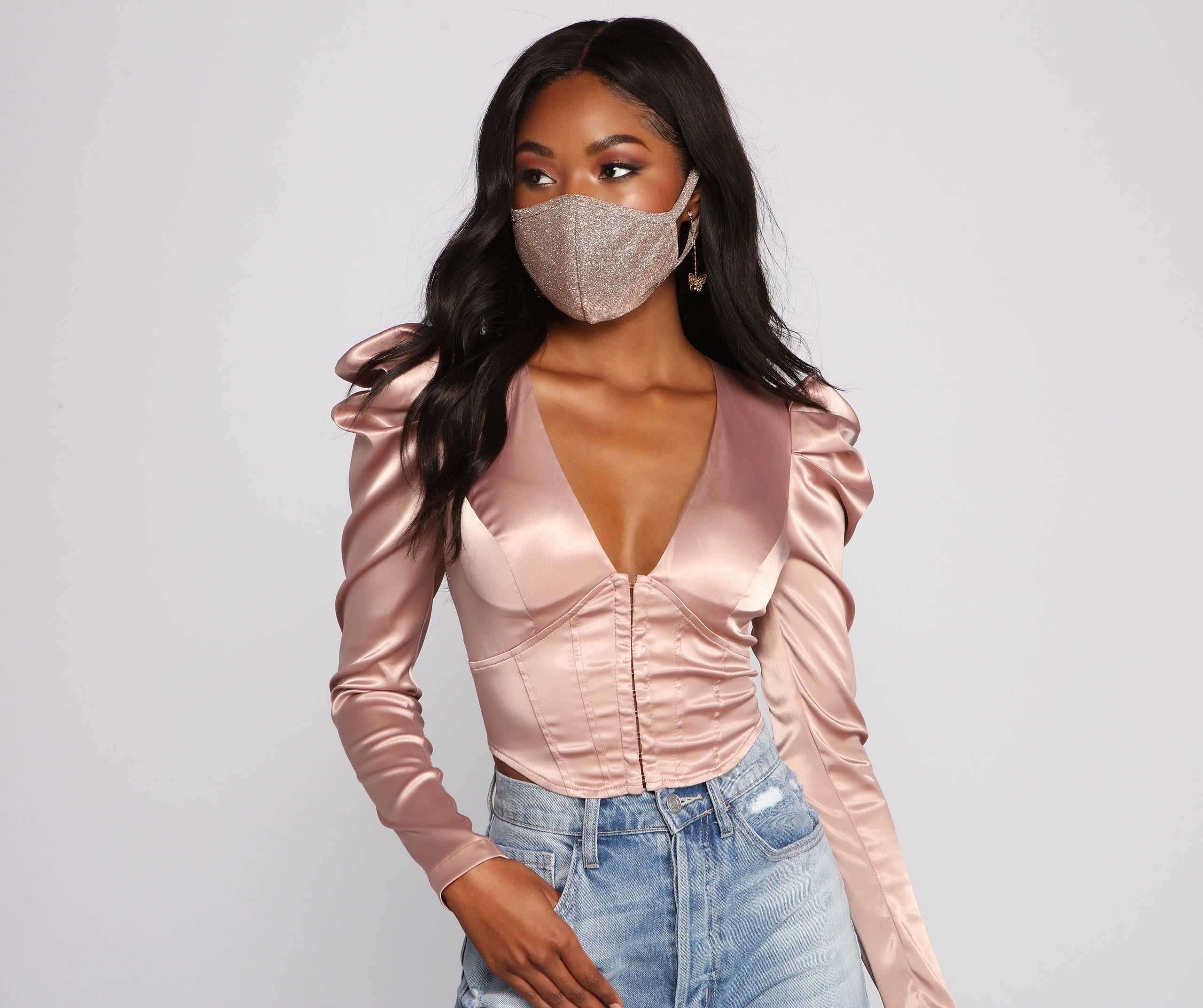 Glam Glitter Face Mask