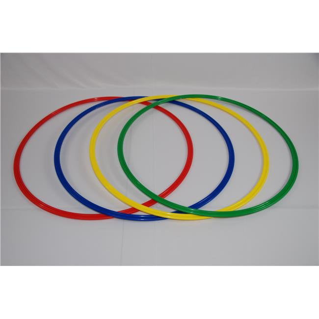 Everrich EVB-0139 26 in. Large Flat Hoopand#44; Set of 4