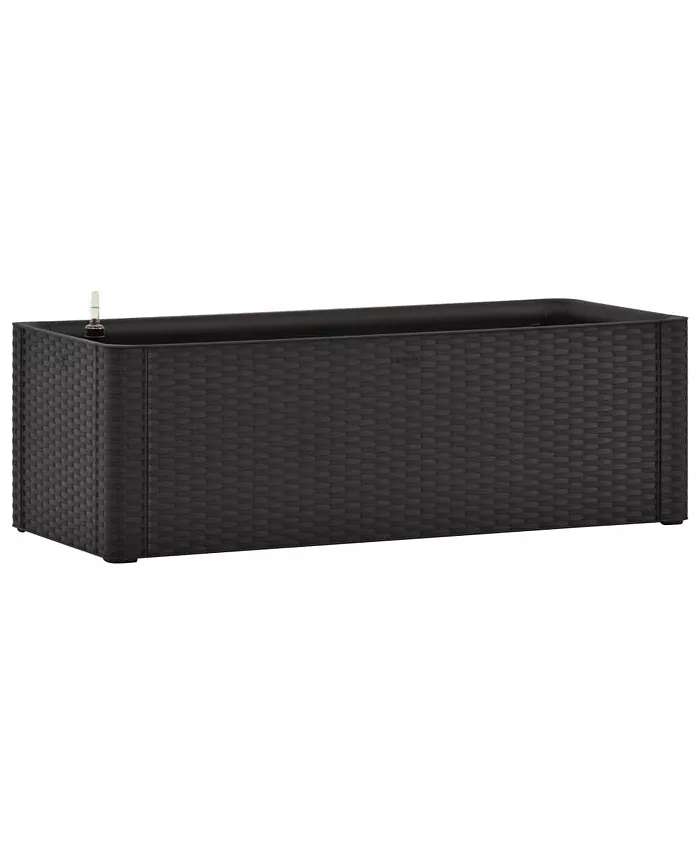 vidaXL Garden Raised Bed with Self Watering System Anthracite 39.4