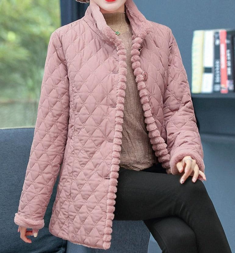 Casaco Feminino Mount™ com Interior em Pelúcia / Muita Classe, Beleza e Conforto para você passar este inverno!