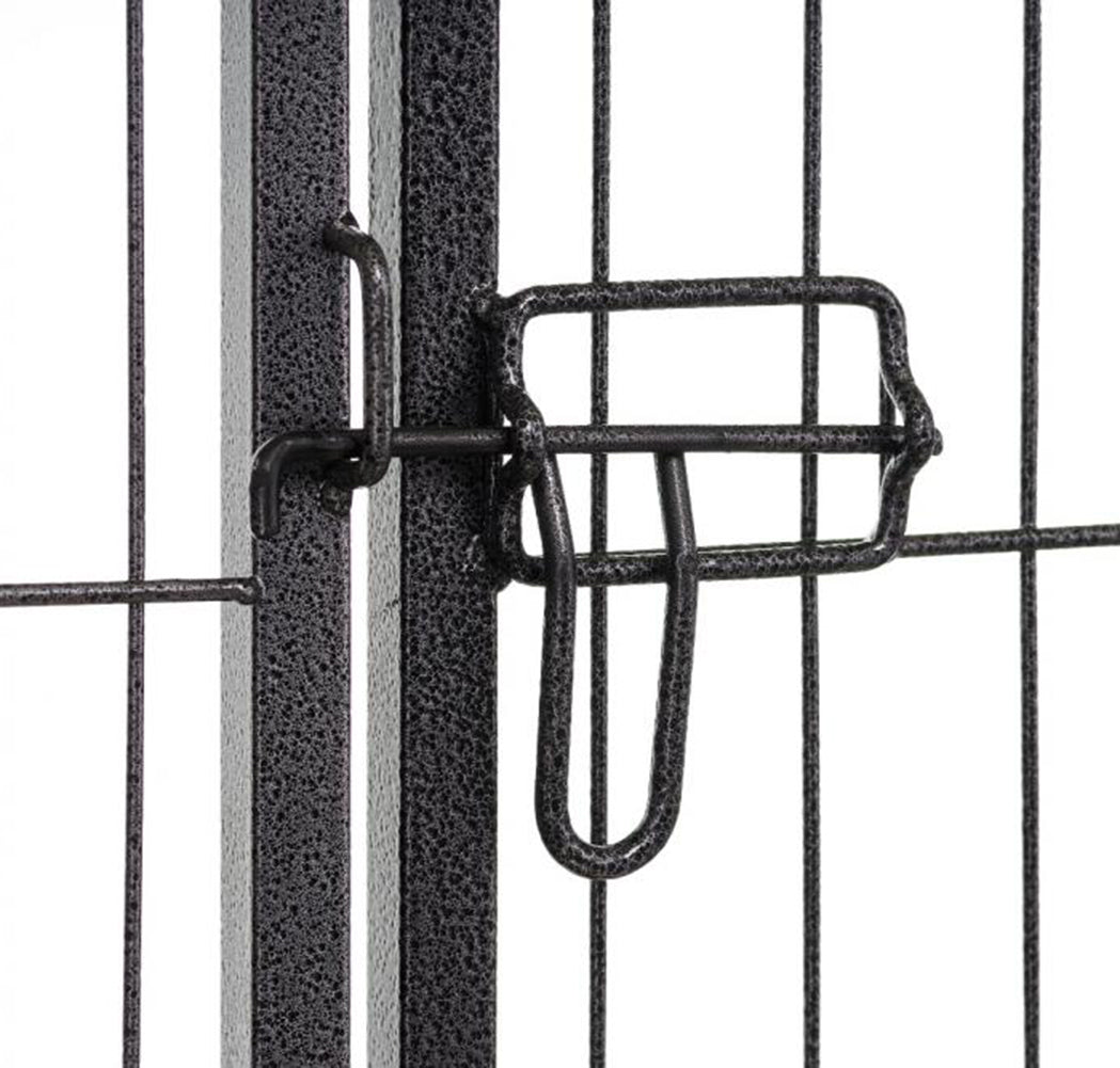 Dog Playpen 8 Panel Foldable Dog Pen Indoor/Outdoor Puppy Pen Pet Playpen for Large Dogs Heavy Duty Metal Exercise Fence for Small Animals with Door for Garden Play Yard 23.6