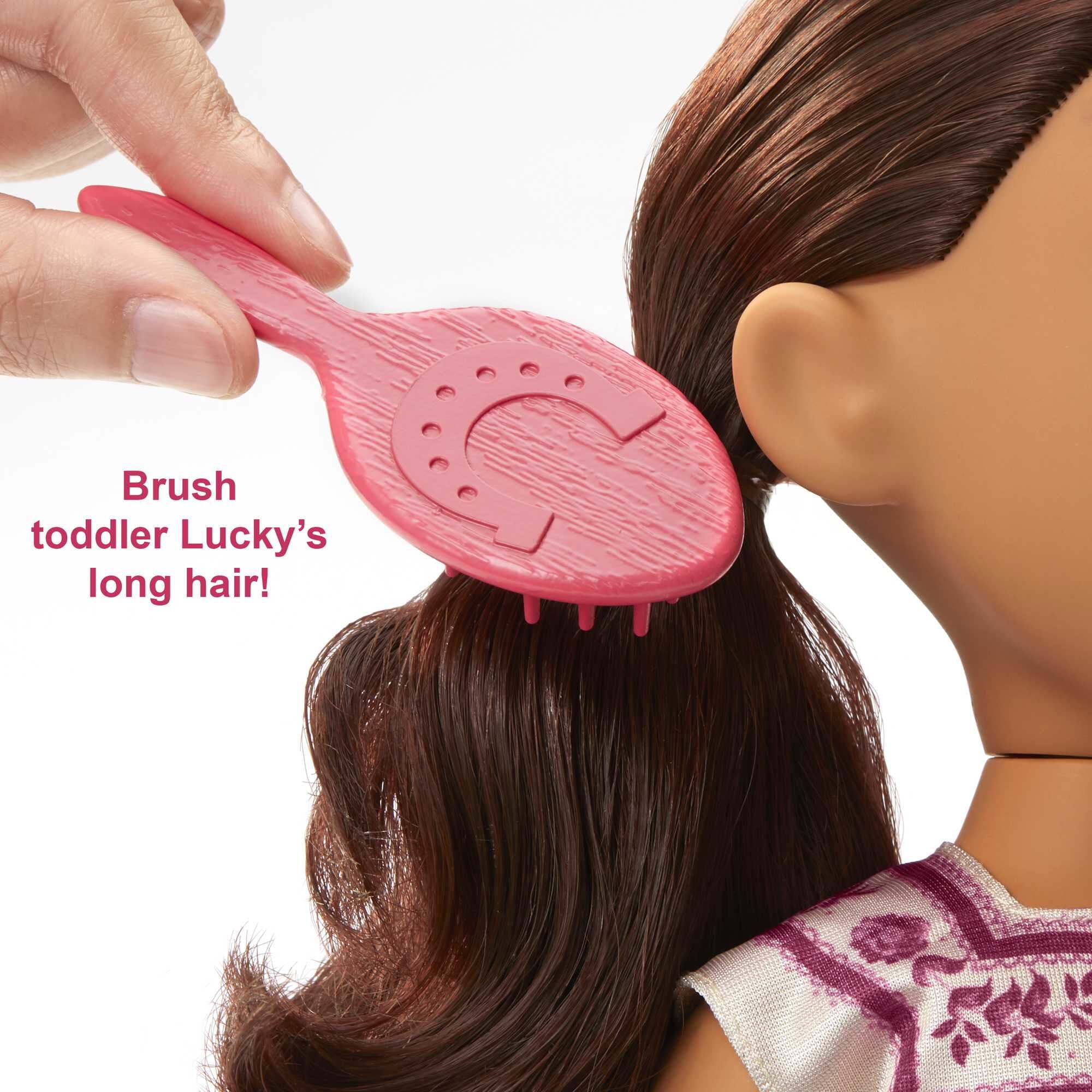 Spirit Untamed Toddler Lucky Doll (14-In), Spirit Plush & Brush, Ages 3 Years & Up