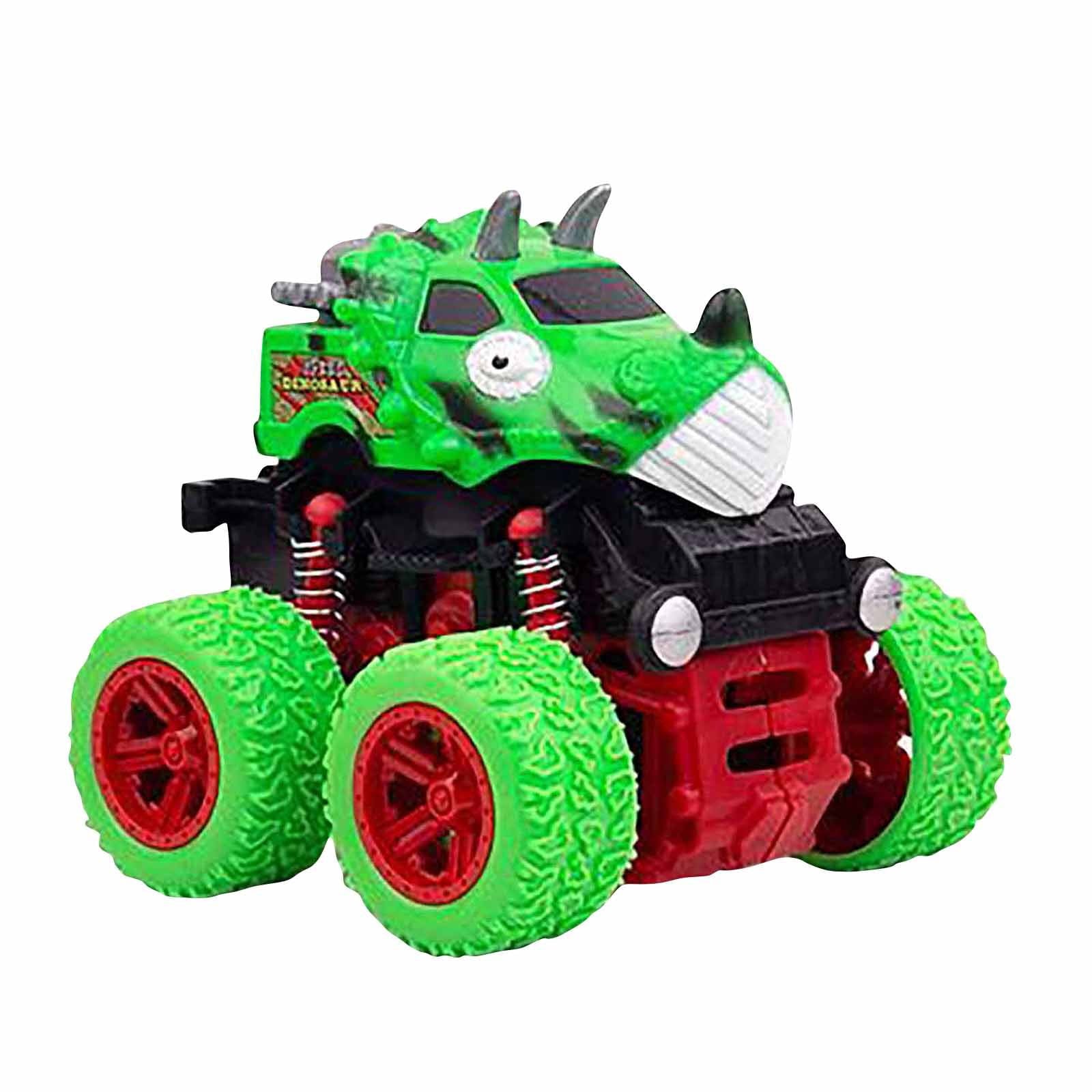 New Year Clearance 2022! Four-Wheel-Drive Inertial Sport Utility Vehicle Children's Dinosaur Toy Car