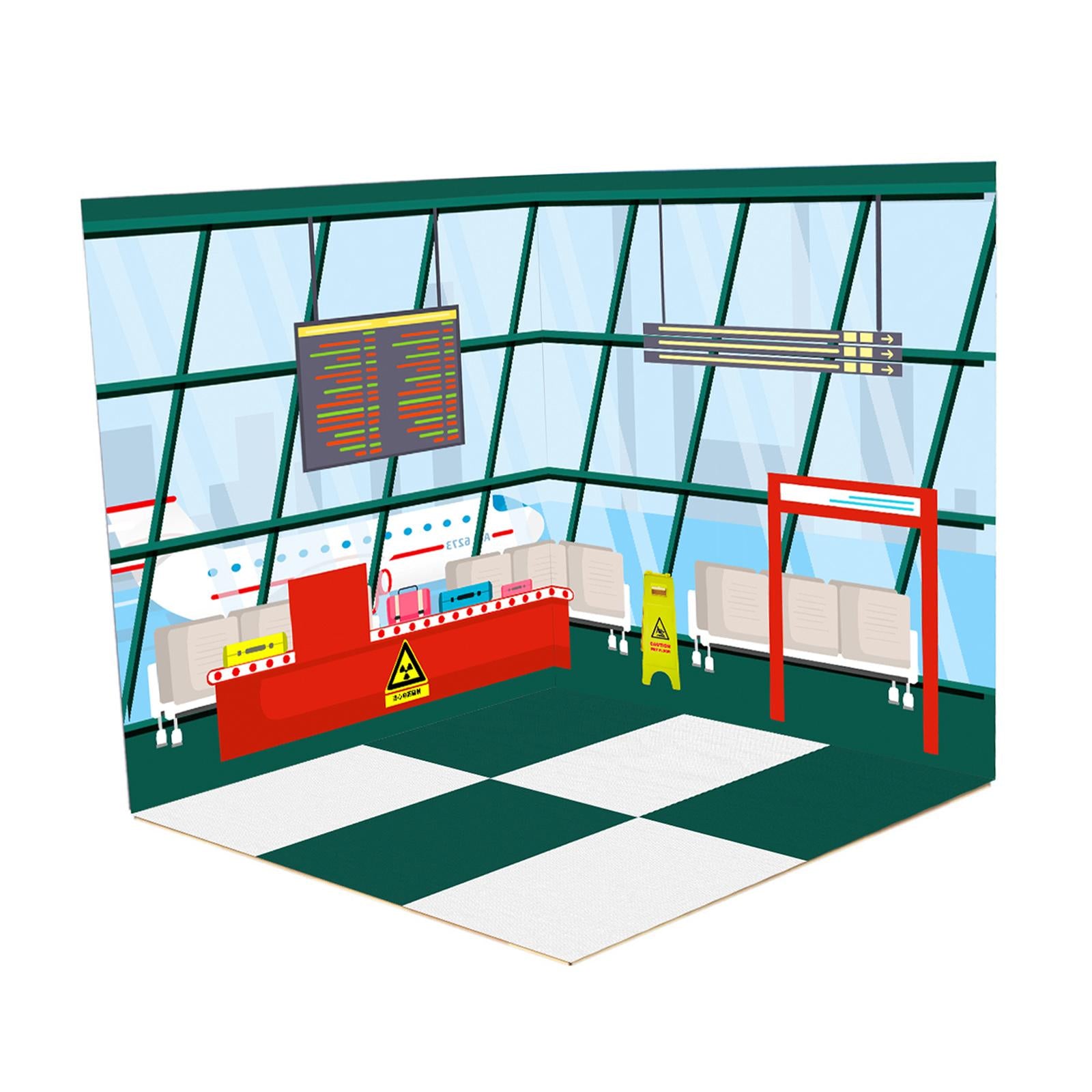 1/12 Scale Scenery Show Collection ama Organizer Scene Layout for Action Figure Doll Vehicle Scene Diecast Toy Car Style B