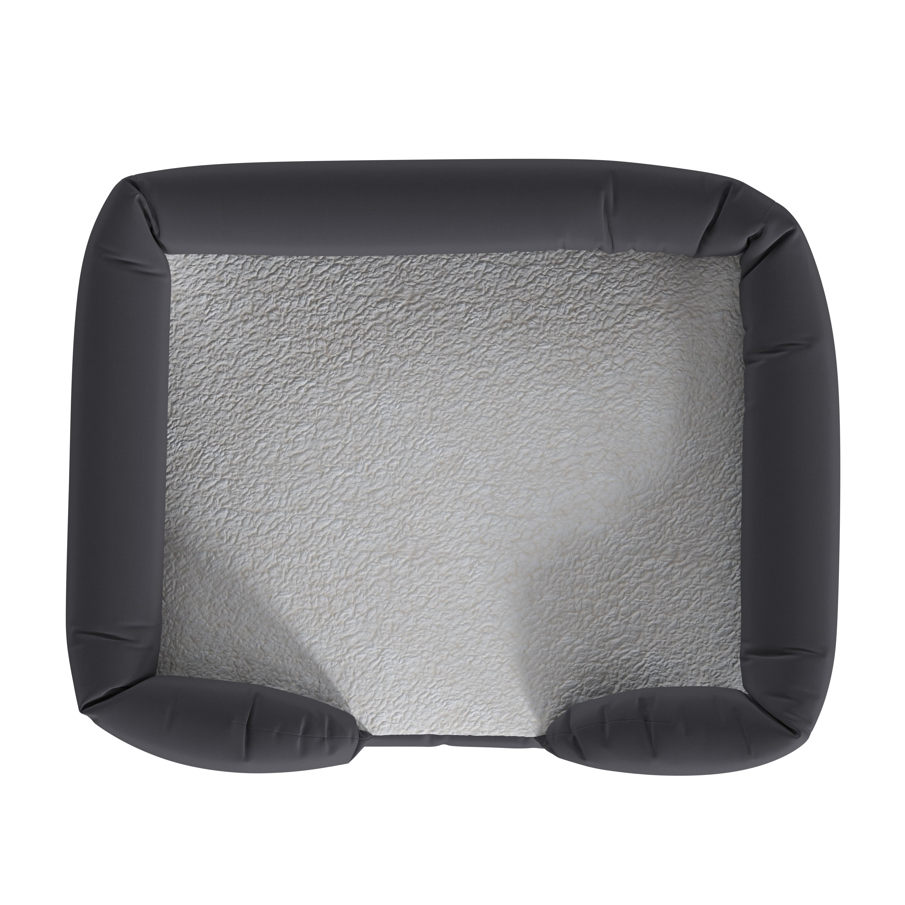 Flash Furniture Cooper Small Memory Foam Pet Bed， Gray