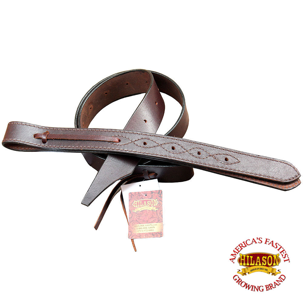 63BH Hilason Horse Tack Western Saddle Strong Leather Tie Cinch Strap