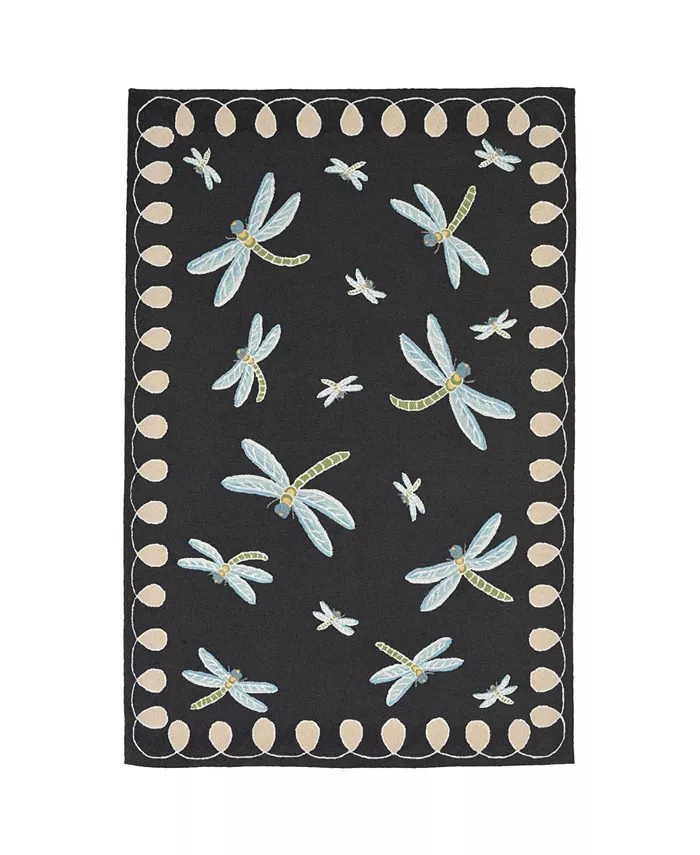 Liora Manne' Liora Manne Frontporch Dragonfly Area Rug