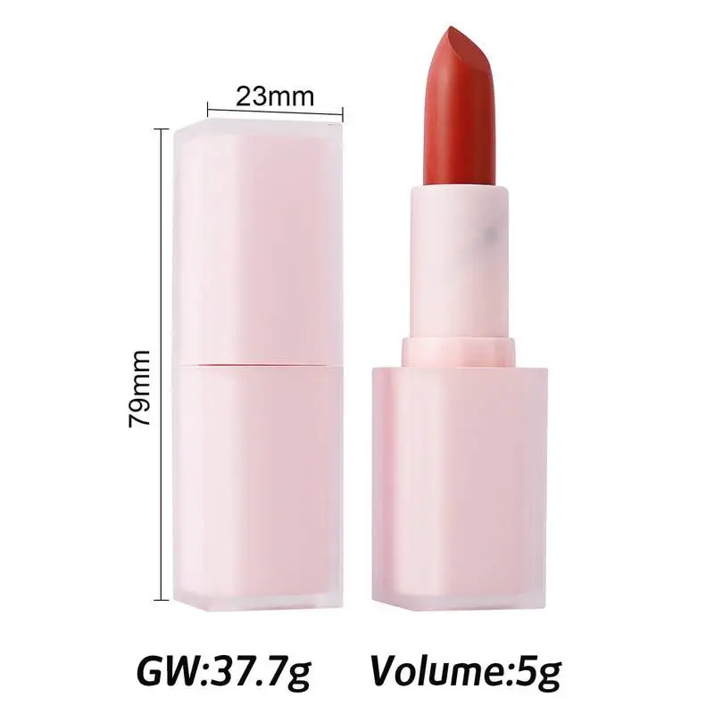 14 Color Vegan Makeup Pink Tube Matte Lipstick