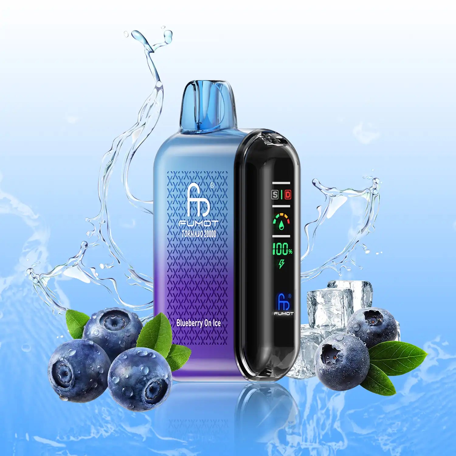 Fumot Tornado Vape 20000 - Blueberry on Ice
