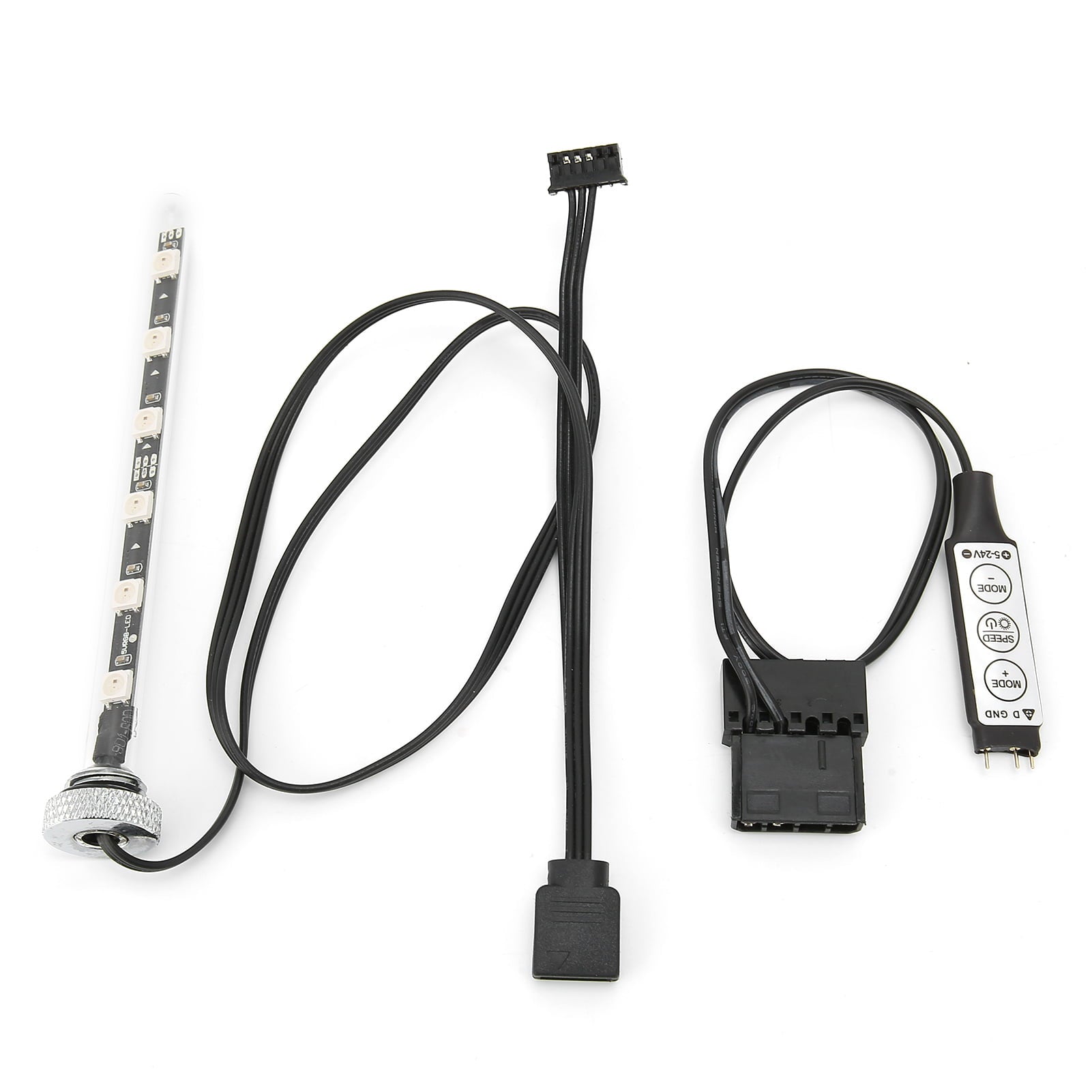 Water Cooling  Light， Water Cooling LED Light RGB  With Controller Drive For Fish  For Aquarium For Computer Water Cooling