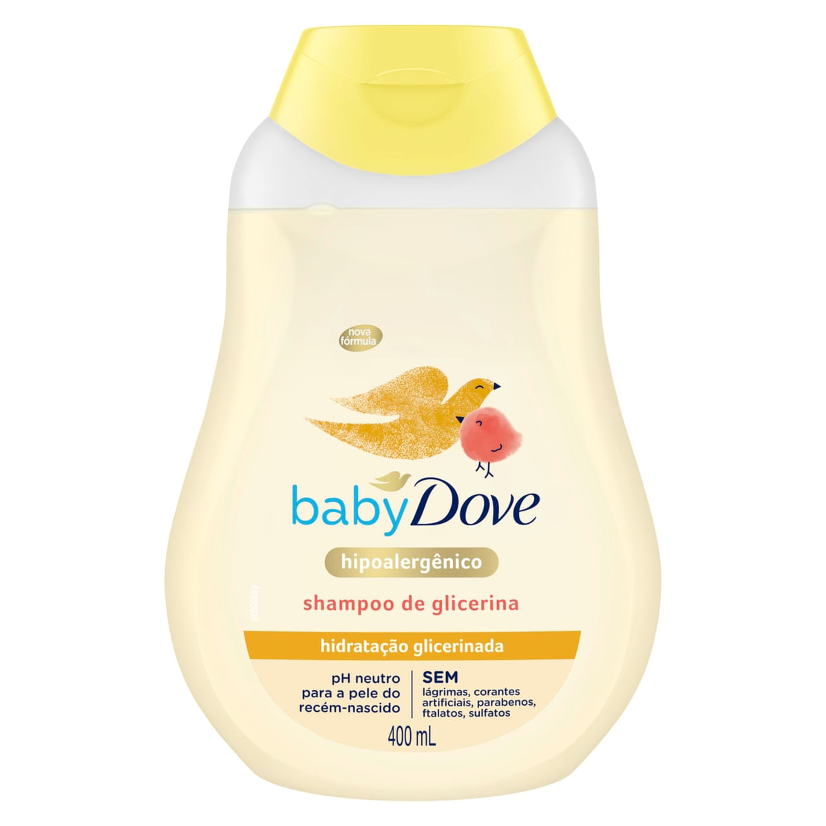Shampoo de Glicerina Baby Dove Hidratacao Glicerinada 400ml