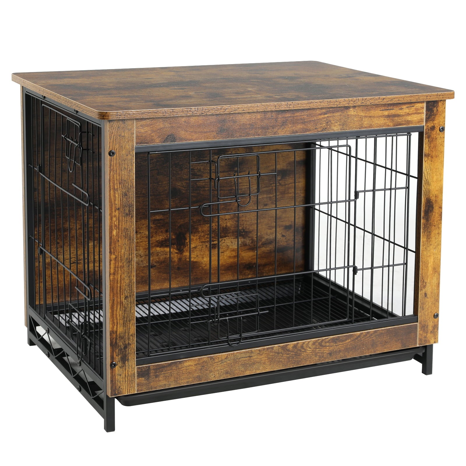 HEMBOR Wooden Dog Crate Pet Cage Indoor Dog Kennel for Small Dogs