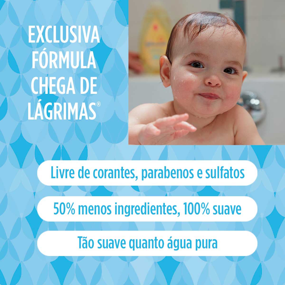 Sabonete Liquido de Glicerina Johnson's Baby Da Cabeca aos Pes Refil 180 ml