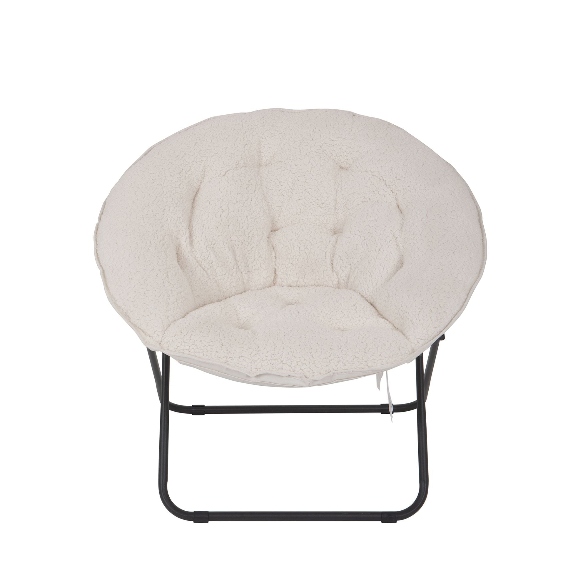Mainstays Cozy Saucer Chair, Sherpa