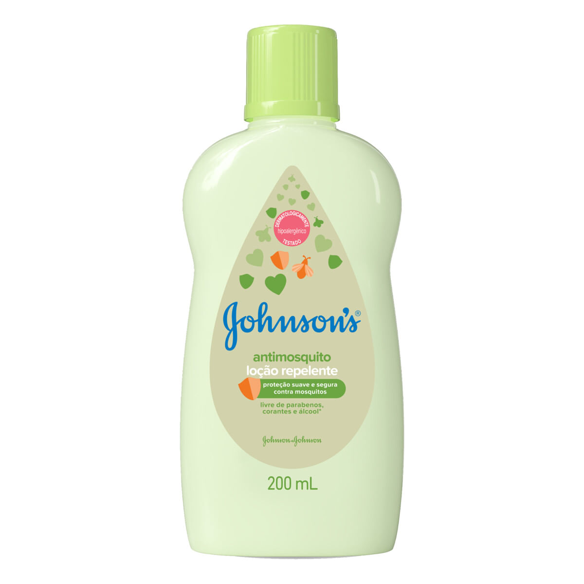 Repelente Infantil Sem Alcool Johnson's Baby Anti Mosquito 200ml