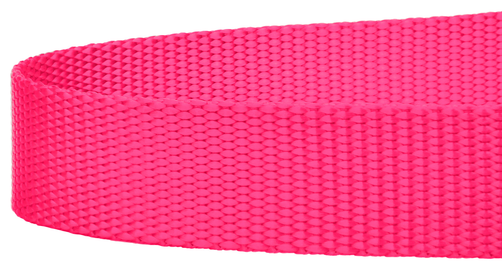 Country Brook Petz® 6ft by 3/4 inch Hot Pink Heavyduty Doublehandle Nylon Leash