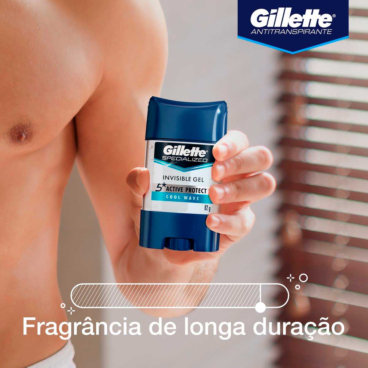 Desodorante Antitranspirante Gillette Specialized Cool Wave Gel 82g