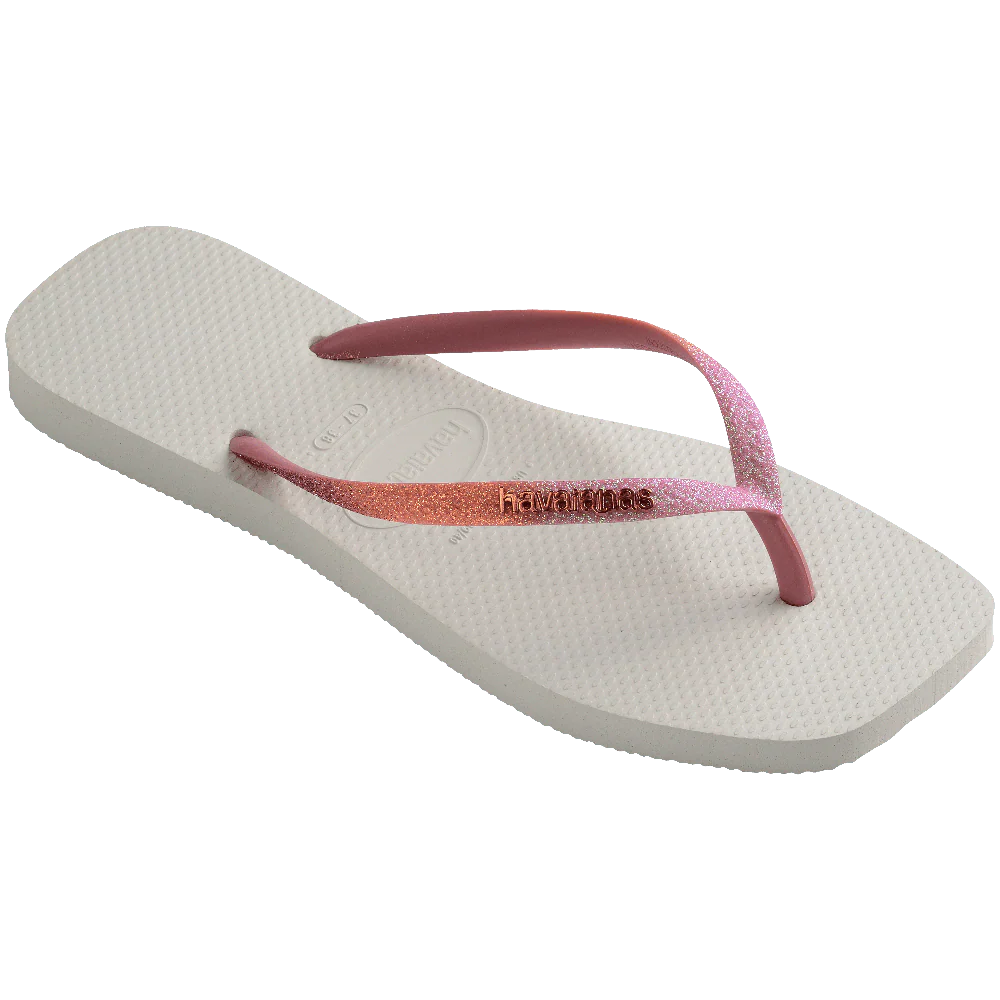 Chinelo Havaianas Slim Square Glitter Mix
