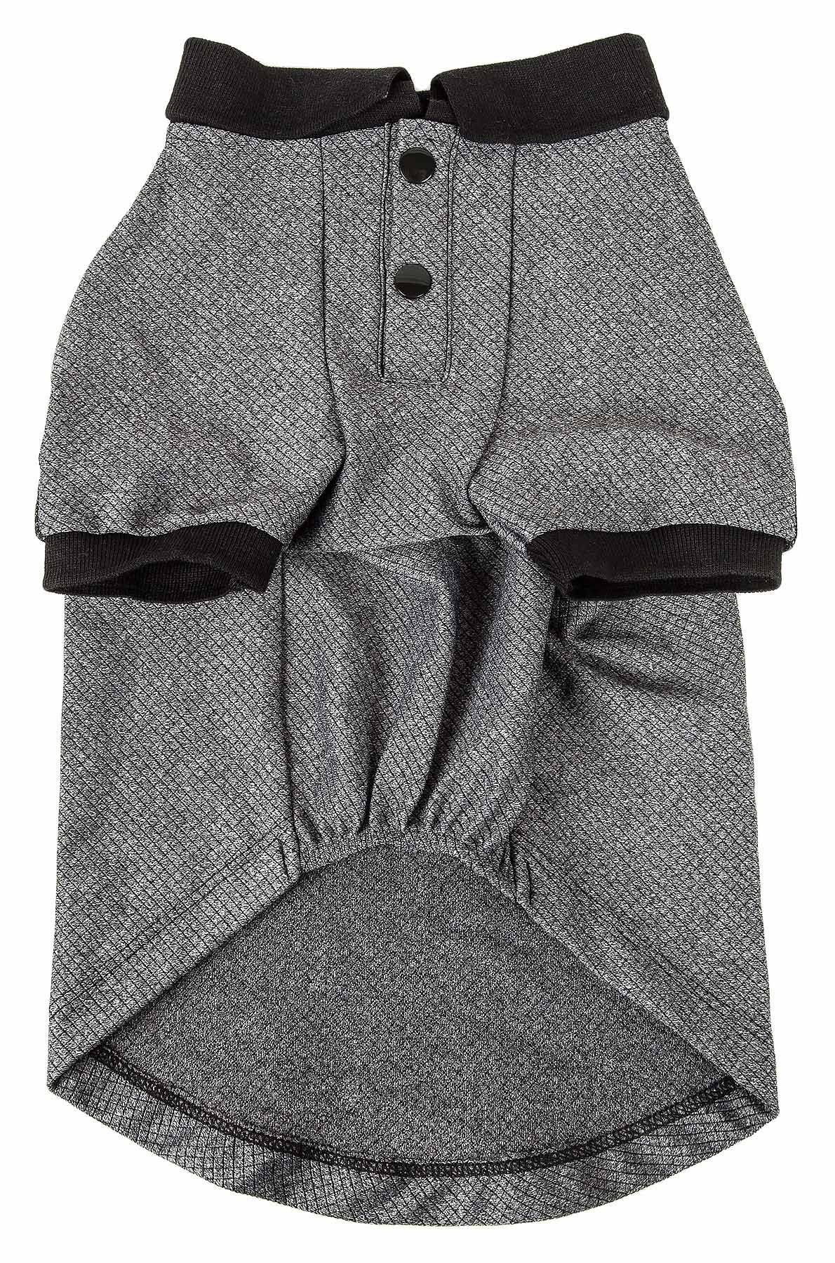 Pet Life ® Active 'Fur-Flex' Stretch and Quick-Dry Anti-Odor Fitness Yoga Dog Polo T-Shirt