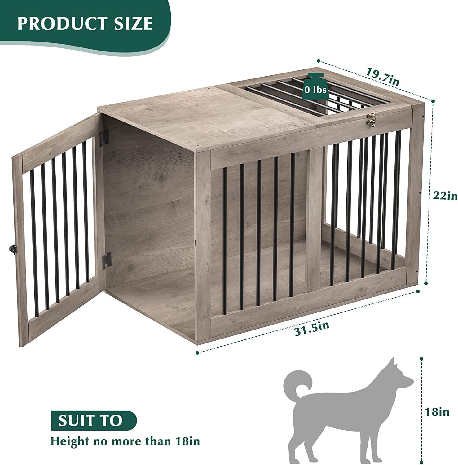 Medium Dog Crate， 22