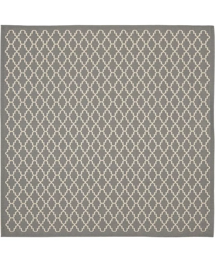 Safavieh Courtyard Anthracite and Beige 6'7