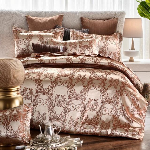 Conjunto de Roupas de Cama  Estilo Barroco La Baronesa™ / Luxo & Elegância para Seu Quarto!