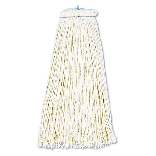 Boardwalk Cut-End Lie-Flat Wet Mop Head | Cotton， 16oz， White | UNS716CEA