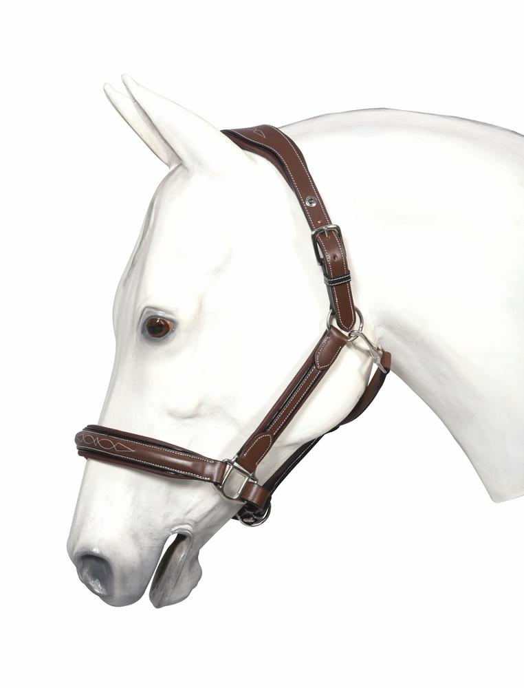 Henri de Rivel Stress Free Halter with Fancy Contrast Stitching
