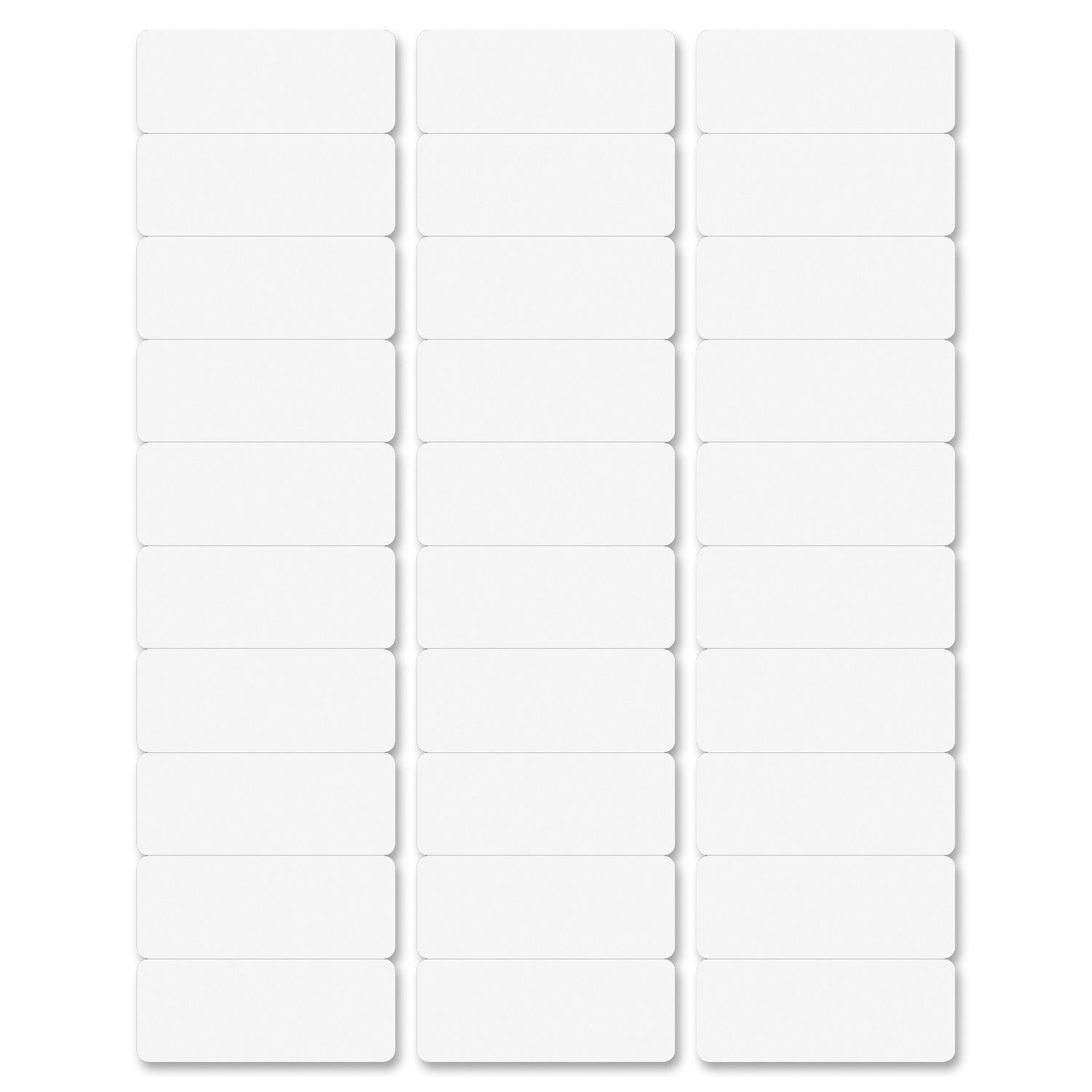 Bright White Premium-quality Address Labels by Business Source BSN98110