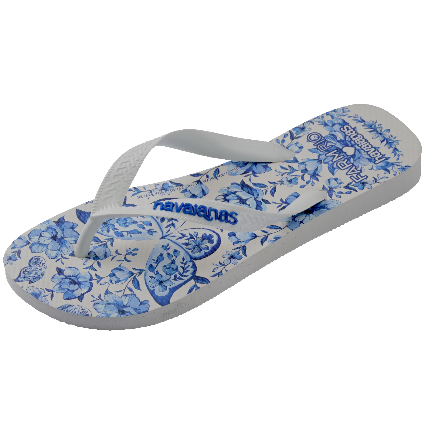 Chinelo Havaianas Farm Jardim de Porcelana