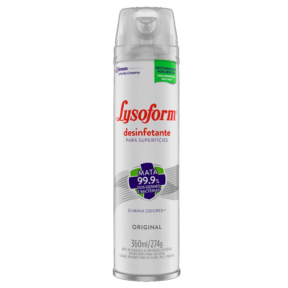 Desinfetante Aerossol Lysoform Original 360ml
