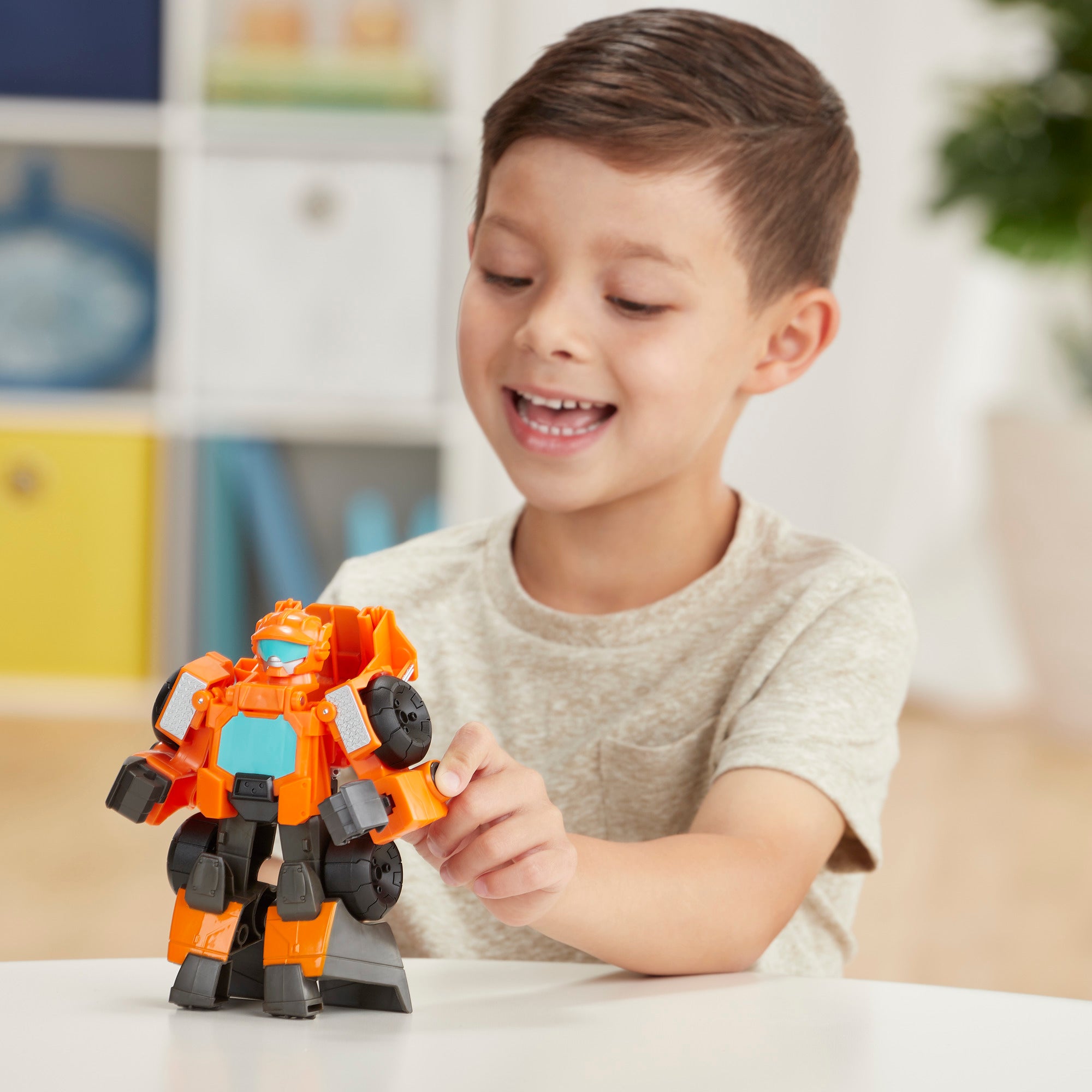 Playskool Heroes Transformers Rescue Bots Wedge theConstruction-Bot Toy Robot