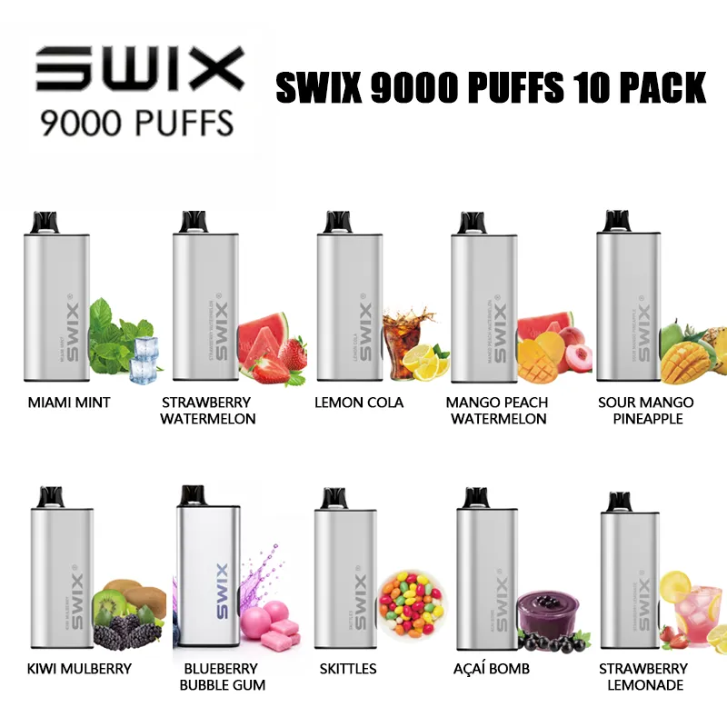 Swix Vape 9000 Puffs 10 Pack Bundle | Sydney Warehouse Fast Dispatch