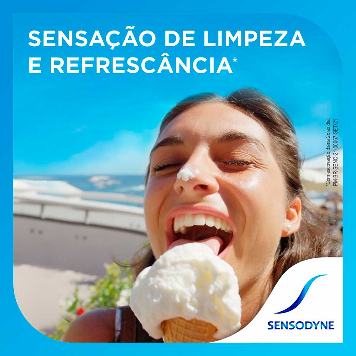 Sensodyne Branqueador Extra Fresh Creme Dental Para Dentes Sensiveis 90g