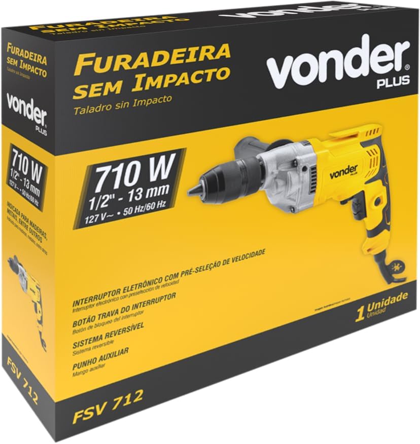Furadeira Sem Impacto 1/2