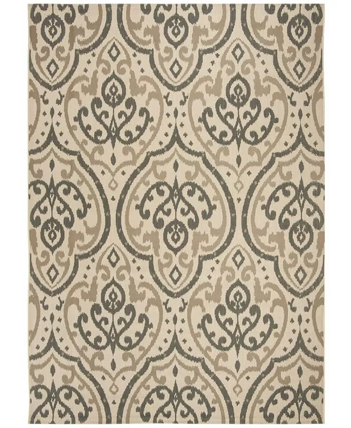 Martha Stewart Collection Beige and Anthracite 8' x 11'2
