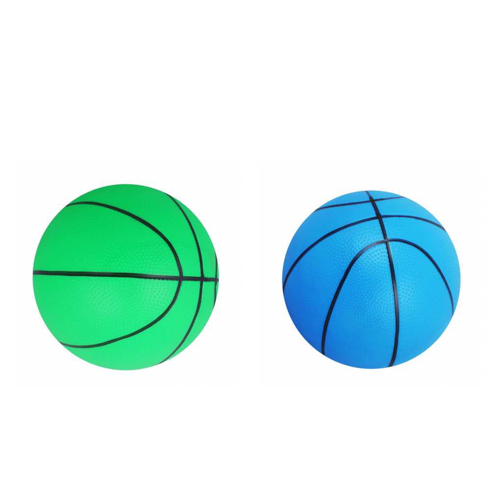 Yotijar 2x Small Basketball Basketball for Kids Soft and Bouncy Ball