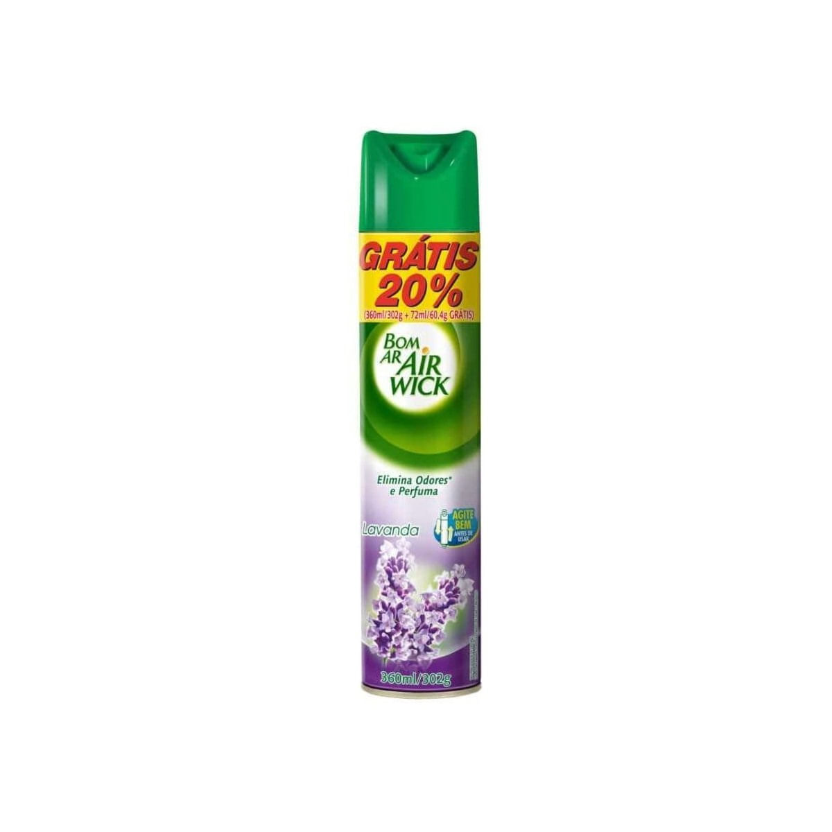 Aromatizador Bom Ar Aerossol Lavanda 432ml Oferta