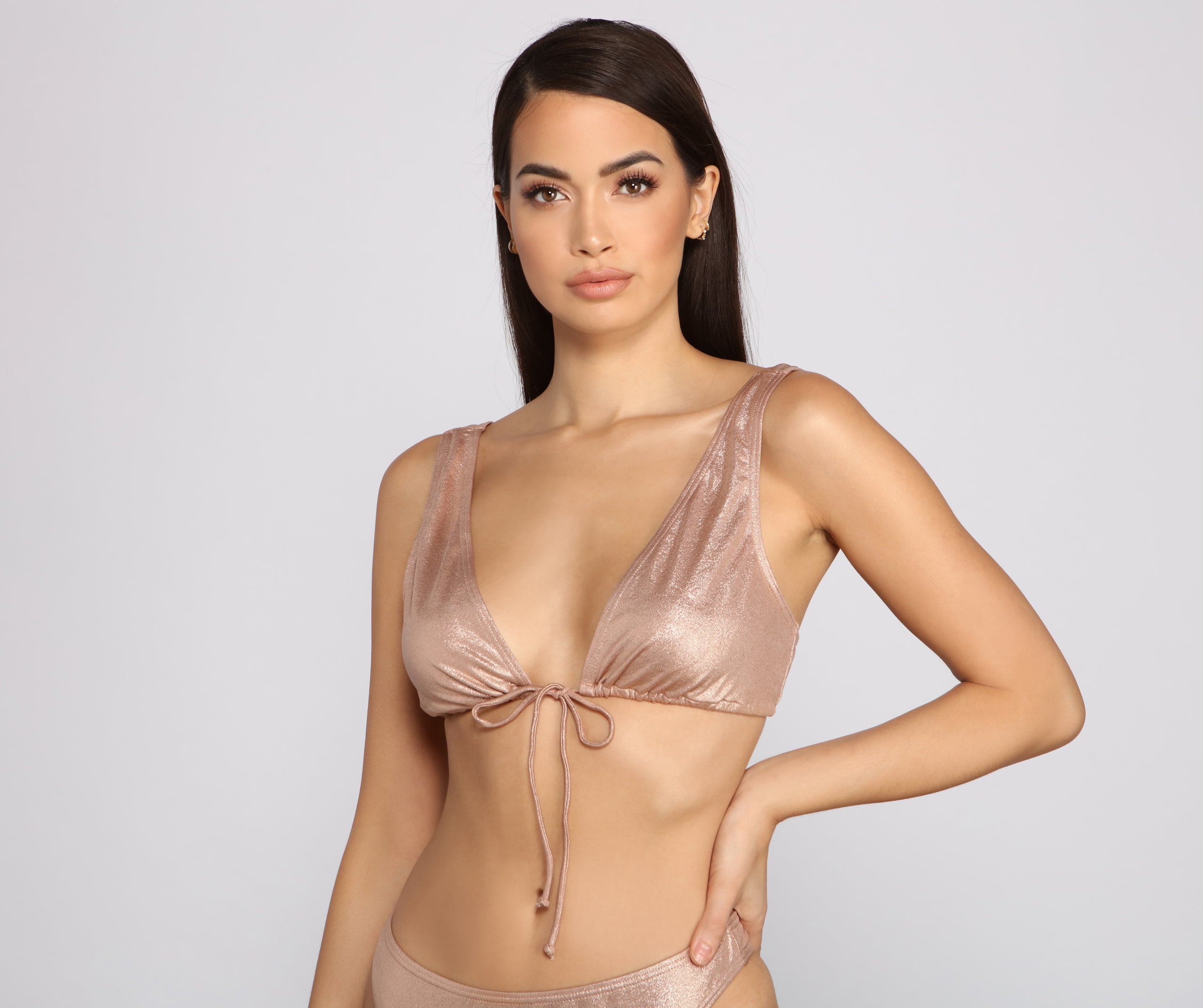 Glisten And Glow Swim Top