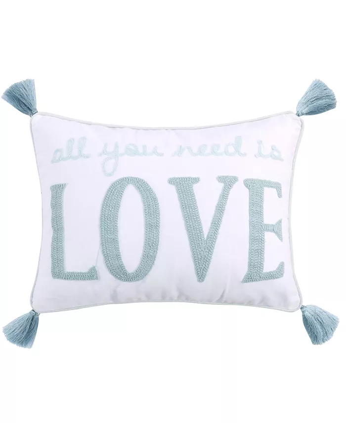 Levtex Lara Spa Love Decorative Pillow， 14