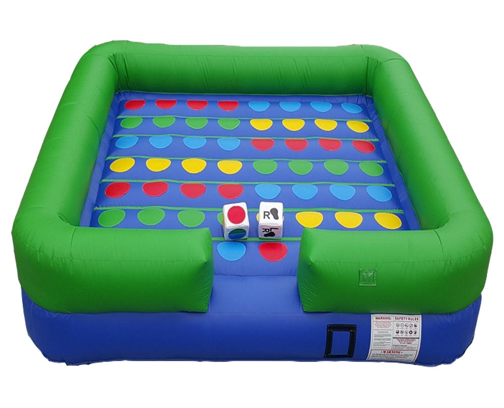 Pogo Bounce House Crossover Interactive Giant Inflatable Twister Game