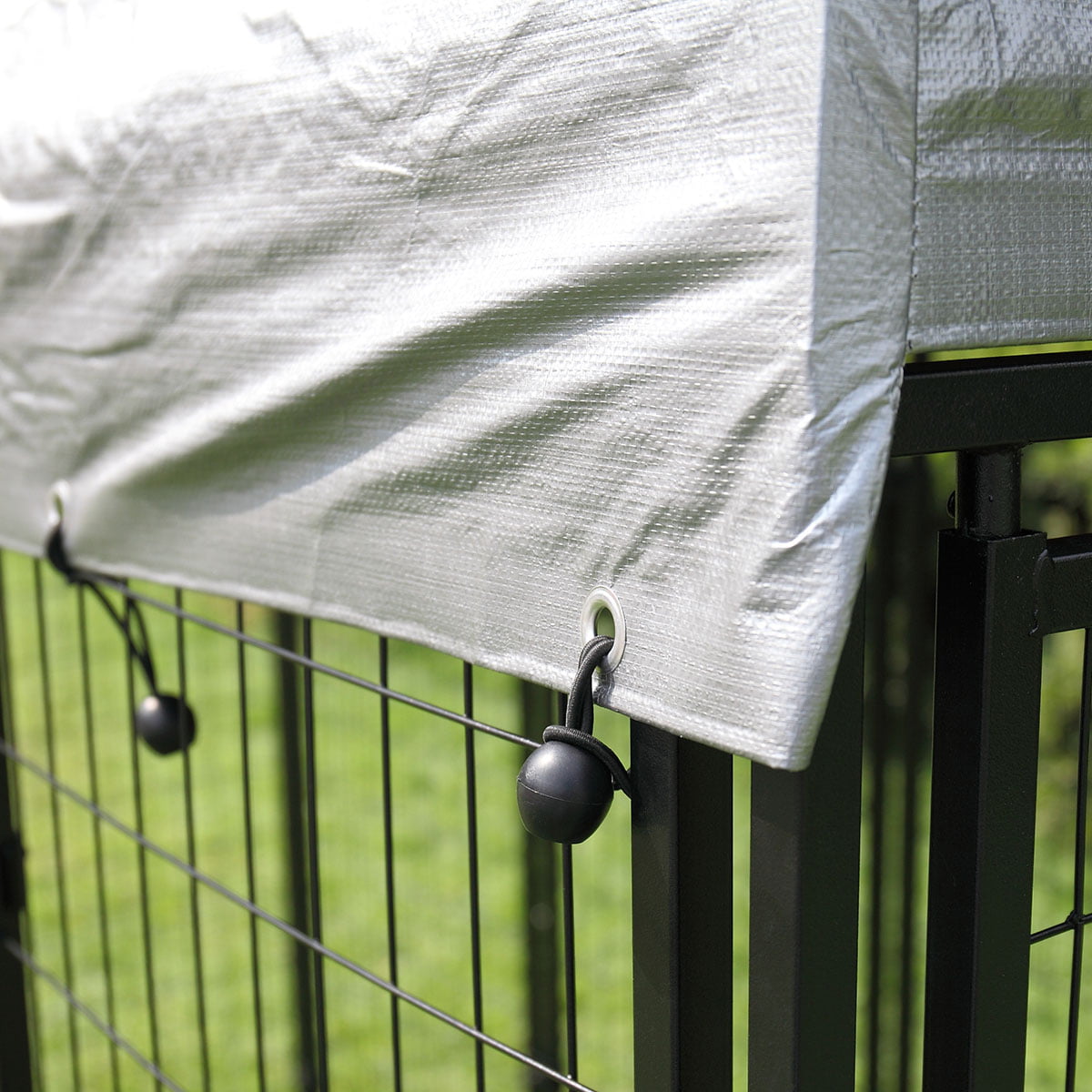 Coziwow Large Outdoor Dog Kennel Pets Heavy Duty Dog Cage Pet Playpen With Waterproof Cover