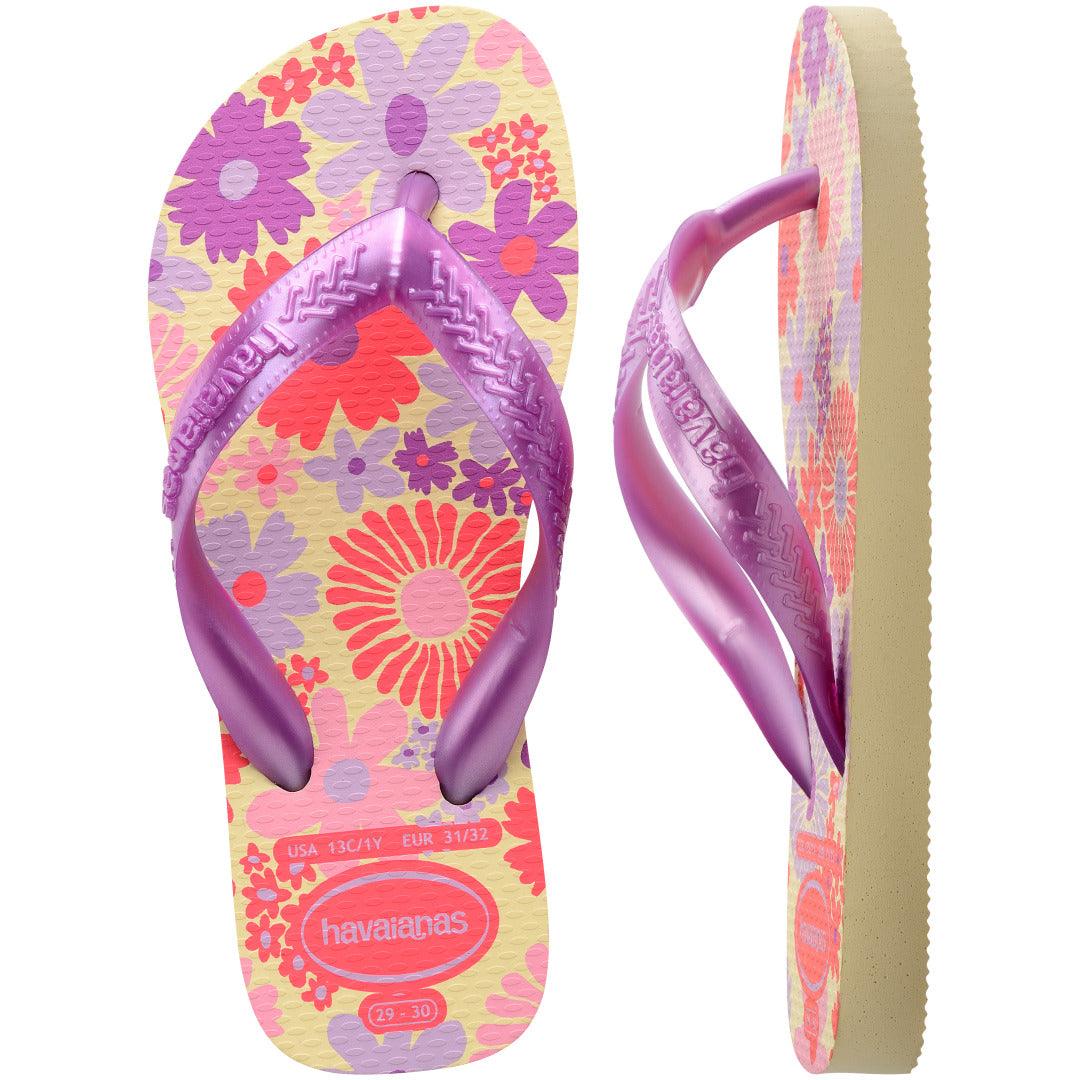Chinelo Havaianas Infantil Flores