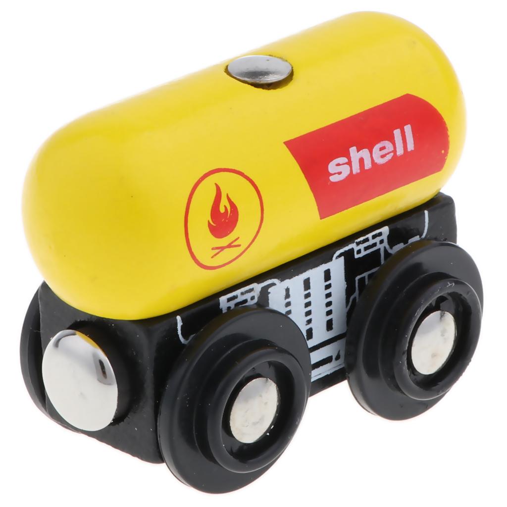 Children Wooden Train Set Track Toy Engines Carrages Accessories Railway