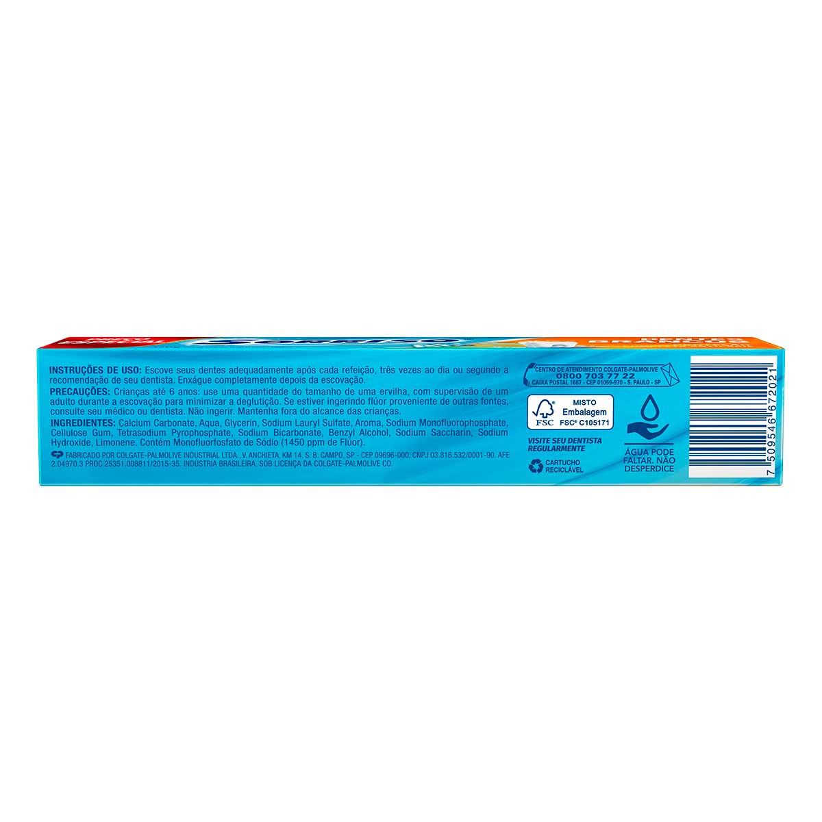 Creme Dental Sorriso Dentes Brancos 120 g