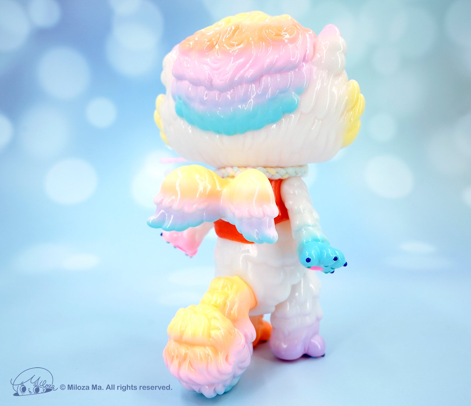 Rainbow Pearl Cat by Miloza Ma