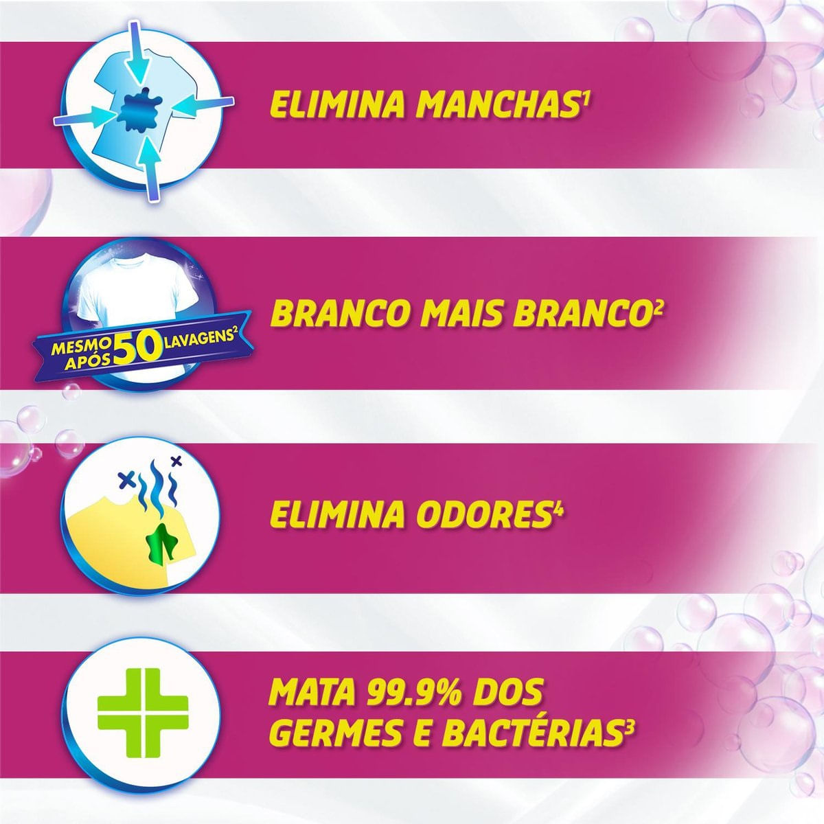 Tira Manchas Vanish em Po Crystal White Oxi Action para roupas brancas Refil Economico 1kg