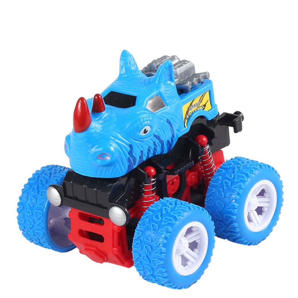 Car Model 4 Wheels Racing Game Dinosaur Off-road Vehicle Police Car Inertia Car Toy Toy Vehicles Pullback Car Action Figure DINOSAUR BLUE
