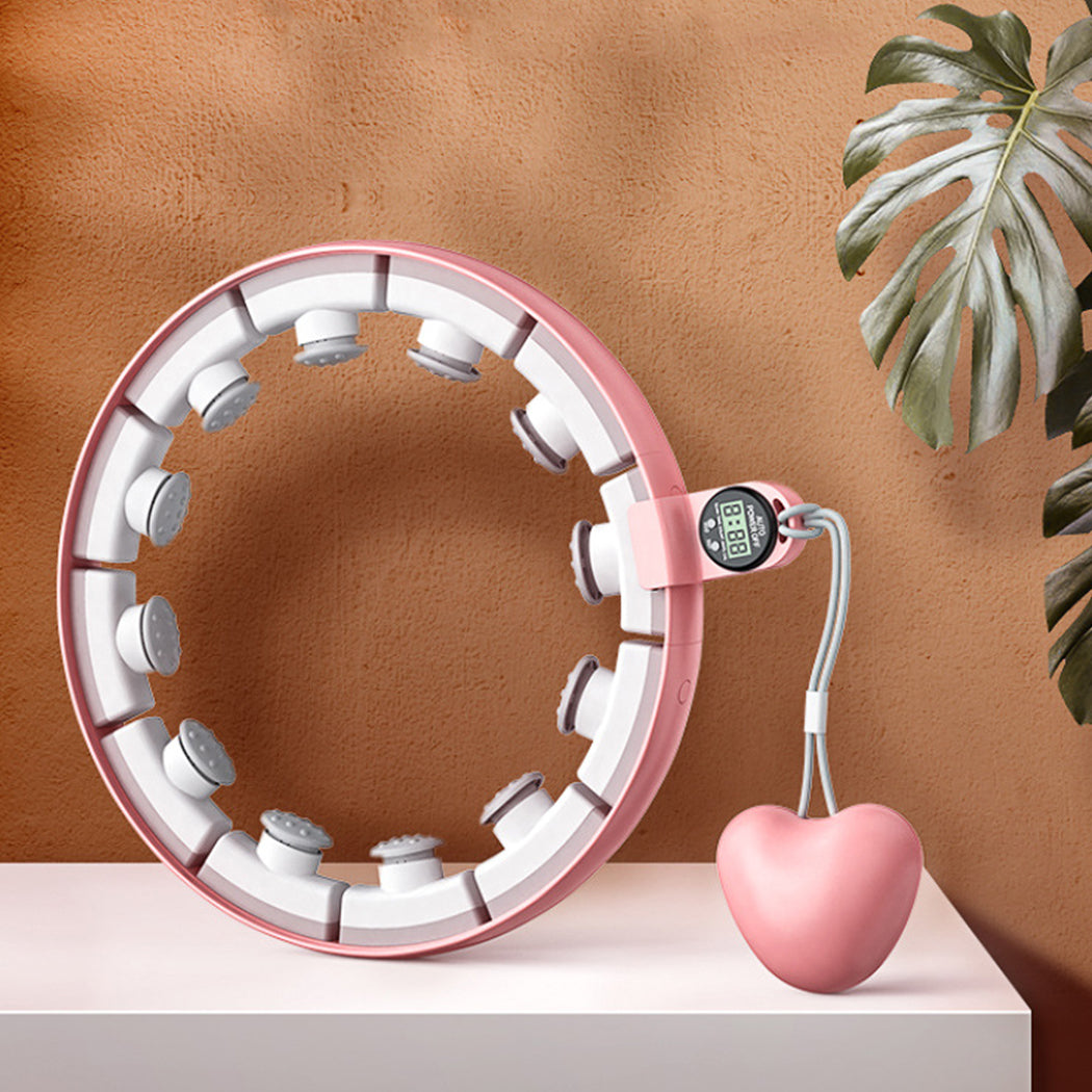 Weight Loss Hoop Non Dropping Exercise Massage Hoop Abdomen Equipment with Ball