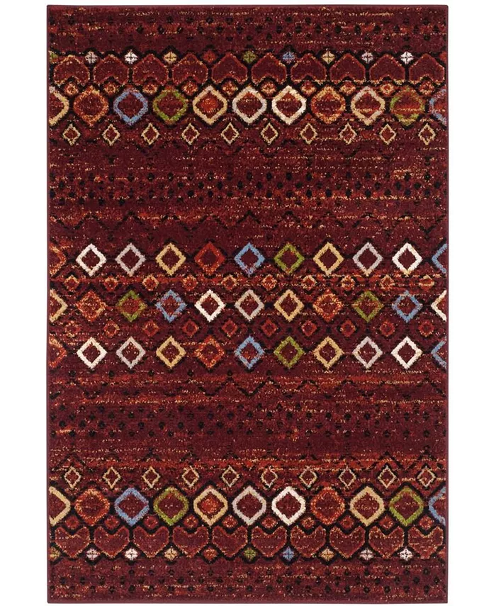 Safavieh Amsterdam 108 Terracotta and Multi Rug